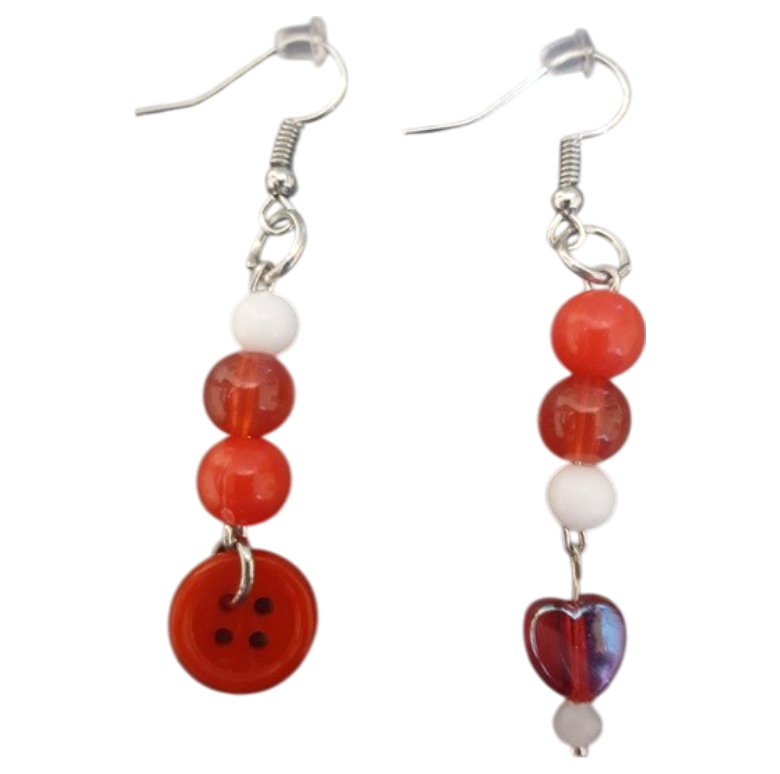 Button Earrings