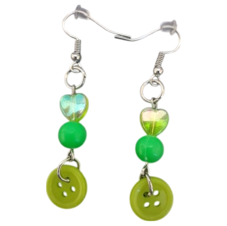 Button Earrings