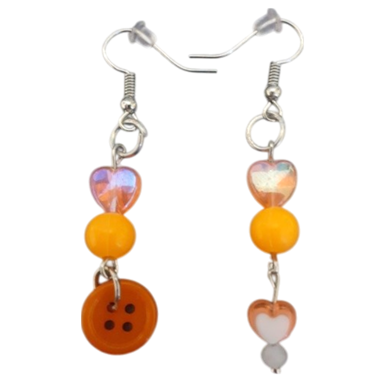 Button Earrings