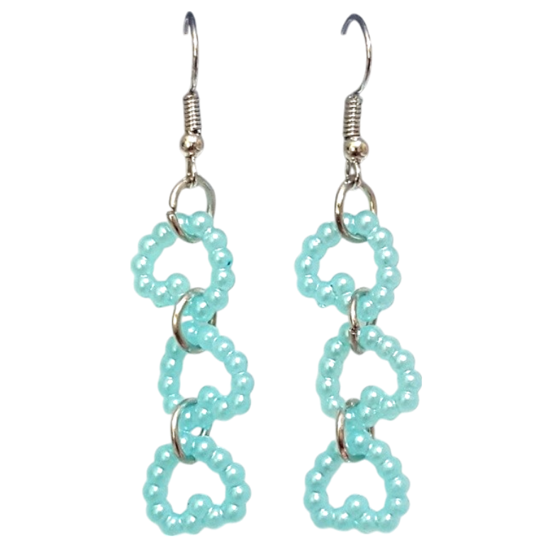Pearl Hearts Earrings