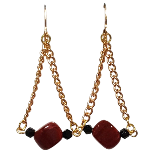 Treasure No. 039 (handmade earrings)