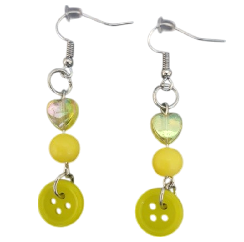 Button Earrings