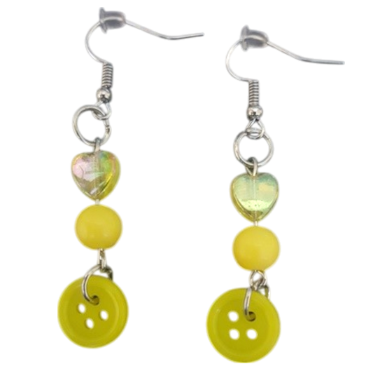 Button Earrings