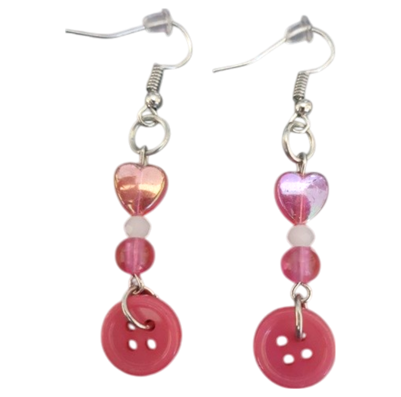 Button Earrings