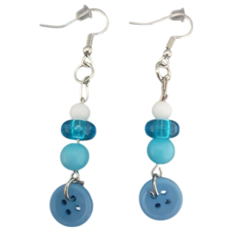 Button Earrings