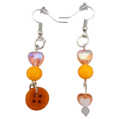 Button Earrings