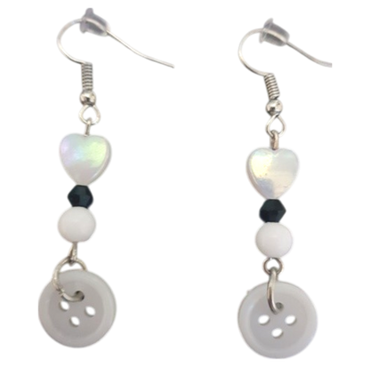 Button Earrings