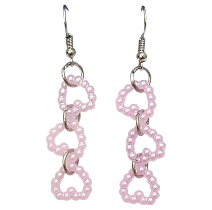 Pearl Hearts Earrings