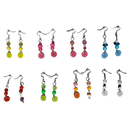 Button Earrings