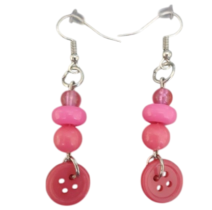 Button Earrings
