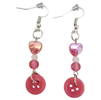 Button Earrings