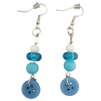 Button Earrings