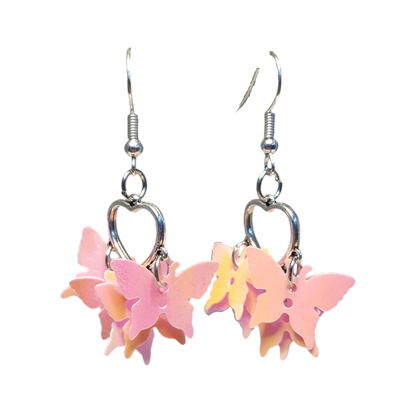 Iridescent Butterflies Earrings