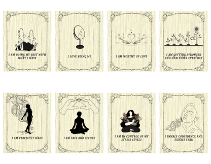 printable affirmations / oracle deck (16 cards)