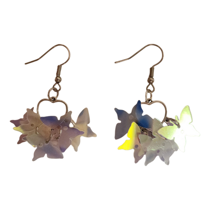Iridescent Butterflies Earrings