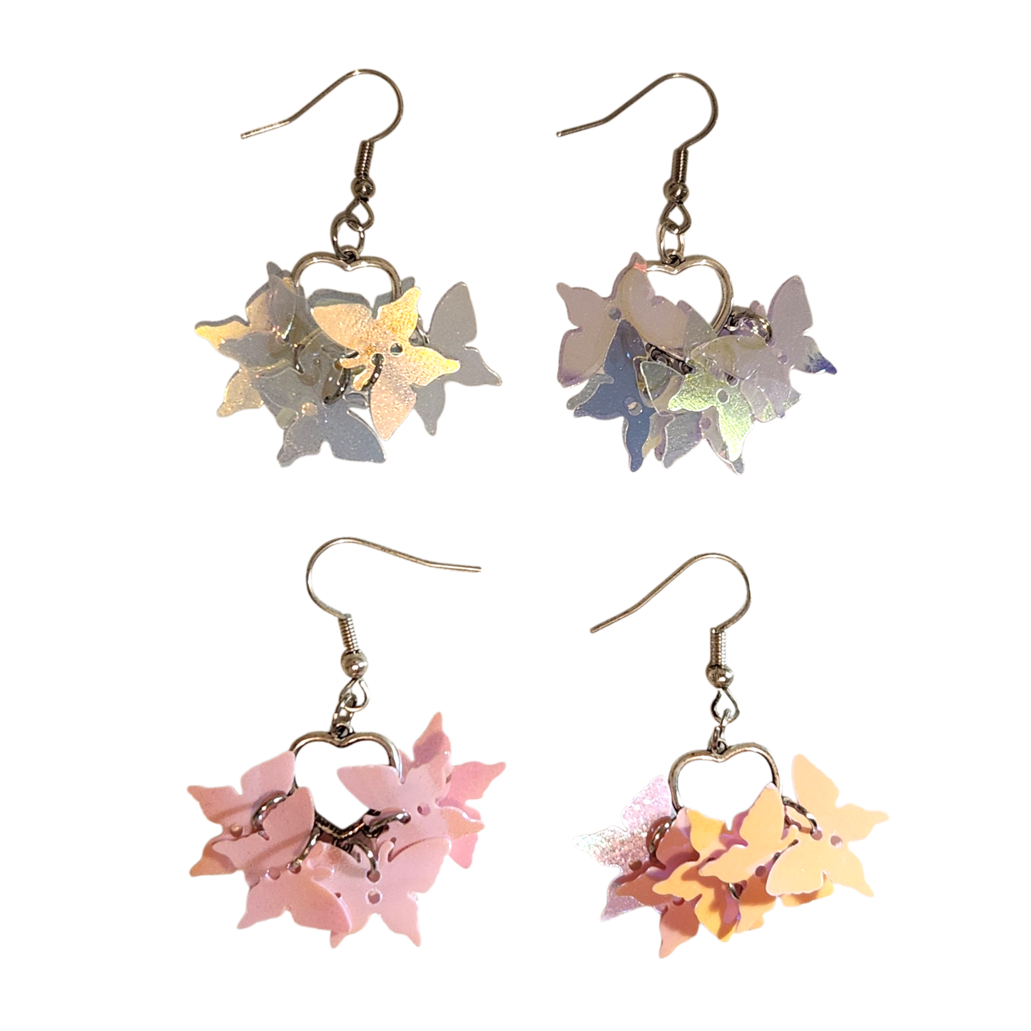 Iridescent Butterflies Earrings