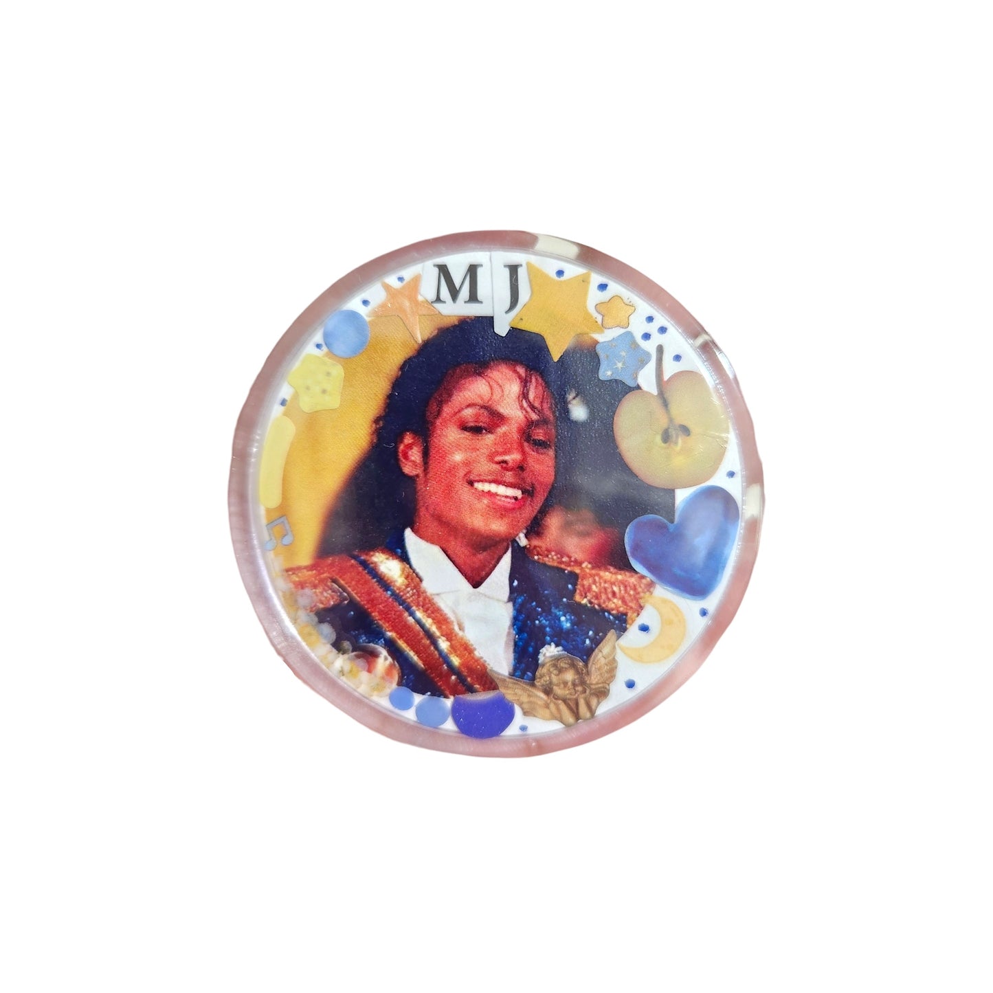 MJ Deco Button Pins
