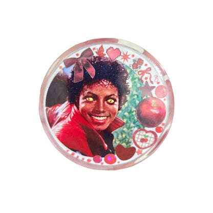 MJ Deco Button Pins